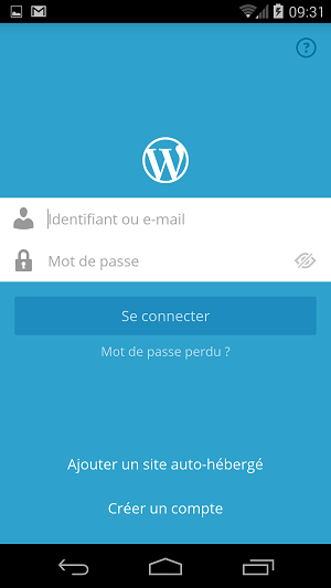WordPress pour android